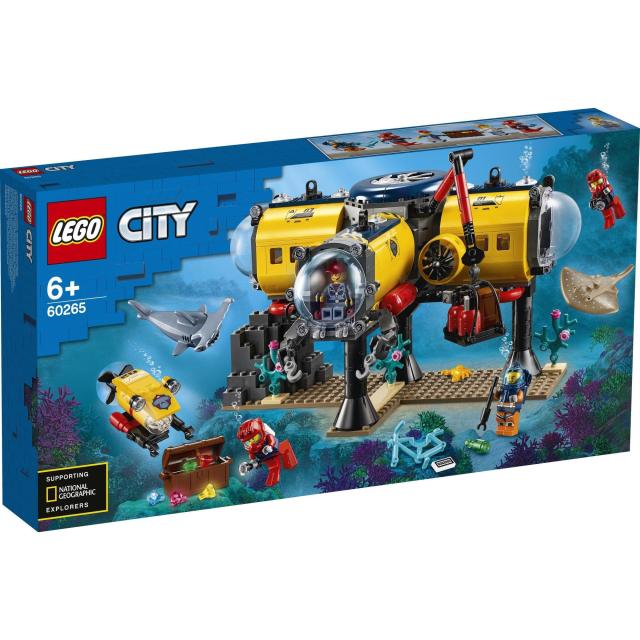 レゴ(LEGO) シティ 海の探検隊 海底探査基地 60265 おもちゃ ブロック プレゼント ボート 男の子 女の子 6歳以上_1