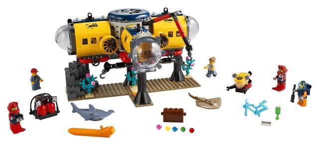 レゴ(LEGO) シティ 海の探検隊 海底探査基地 60265 おもちゃ ブロック プレゼント ボート 男の子 女の子 6歳以上_3