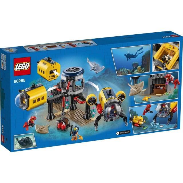 レゴ(LEGO) シティ 海の探検隊 海底探査基地 60265 おもちゃ ブロック プレゼント ボート 男の子 女の子 6歳以上_6