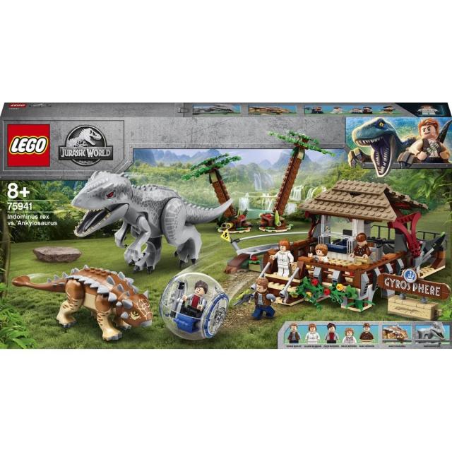 レゴ(LEGO)ジュラシック・ワールド インドミナス・レックス vs レゴ(LEGO)ジュラシック・ワールド インドミナス・レックス vs