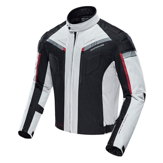 Zyxformis] バイク用ジャケット オールシーズン 透湿防水仕様 開閉式