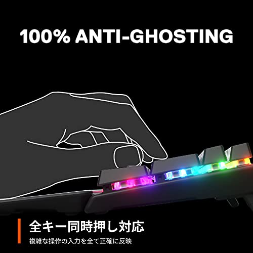 SteelSeries有機ELディスプレイ搭載Apex 7 TKL Blue SteelSeries ゲーミングキーボード 青軸 有線 日本語配列 有機EL