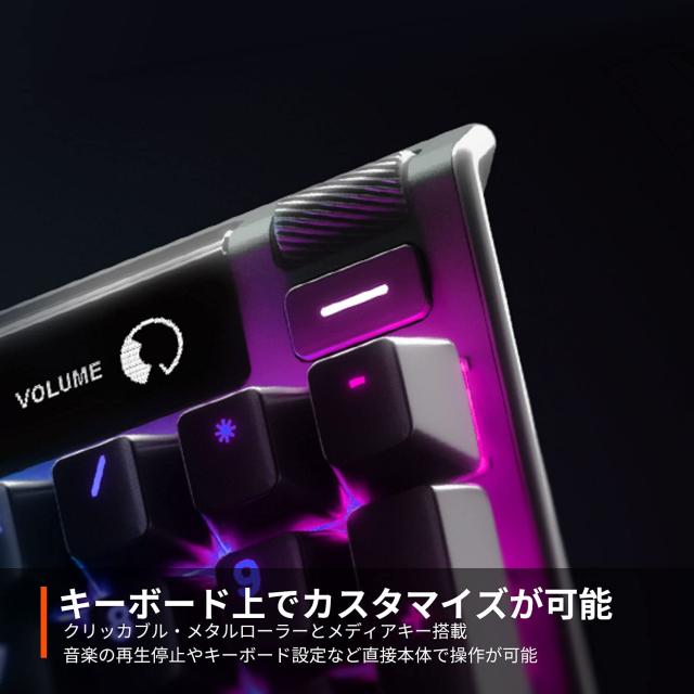 SteelSeries有機ELディスプレイ搭載Apex 7 TKL Blue SteelSeries ゲーミングキーボード 青軸 有線 日本語配列 有機EL