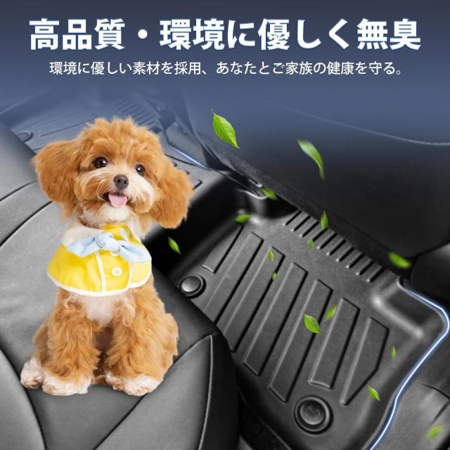 Cartist RAV4 50系 に適用 フロアマット カーマット 2019.4-現行 3Dフロアマット 防水マット 滑り防止 セカンドマット 耐汚れ ガソリン車_4