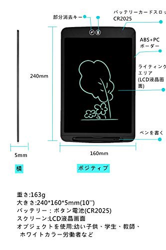 部分消し可能 電子メモ 電子メモパッド 電子メモ帳 電子ペーパー 消しゴム機能搭載 部分書き換え 消去ロック機能付き ペン付き 電池交換の通販はau  PAY マーケット - Litlulu Meena | au PAY マーケット－通販サイト