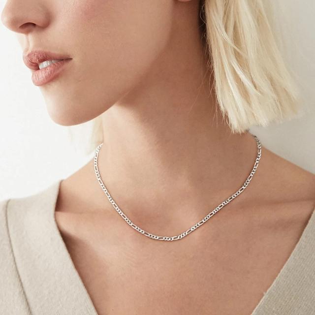 Silvora] シルバー925 チェーン ネックレス メンズ 人気 金属