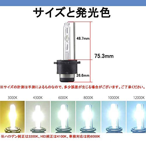 KYOUDEN HID バルブ D2C D2S D2R 純正交換用HIDバーナー 35W/55W 4300K/6000K/8000K/10000K  12V/24V対応 d2 hidバルブ hidバーナー HID Dの通販はau PAY マーケット - おもむろストア | au PAY  マーケット－通販サイト