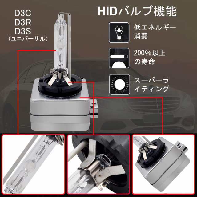 Eseastar D3S D3R HID バルブ ヘッドライト 6000K ホワイト 35W 純正交換用 車検対応の通販はau PAY マーケット -  良品良質SHOP au PAY マーケット店 | au PAY マーケット－通販サイト