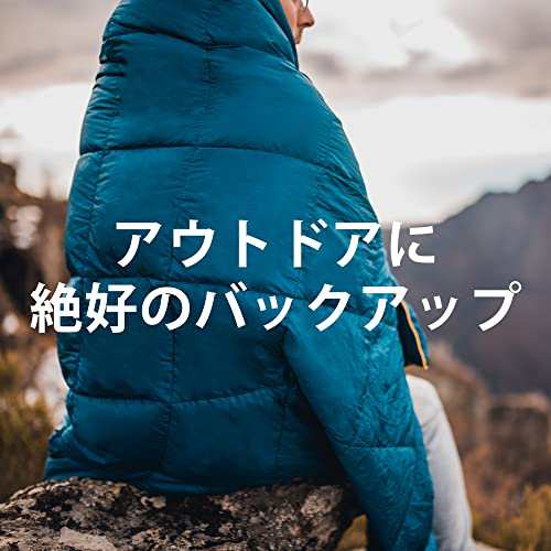 4Monster ダウン ブランケット マルチブランケット 防寒 アウトドア キャンプ 旅行 軽量 防水 防風 コンパクト ひざ掛け 肩掛け 掛け布団の通販は