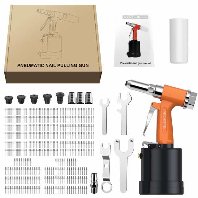 Proster エアーリベッター 空気圧リベットガン 2.4/ 3.2/ 4.0 Proster エアーリベッター 空気圧リベットガン 2.4/ 3.2/ 4.0