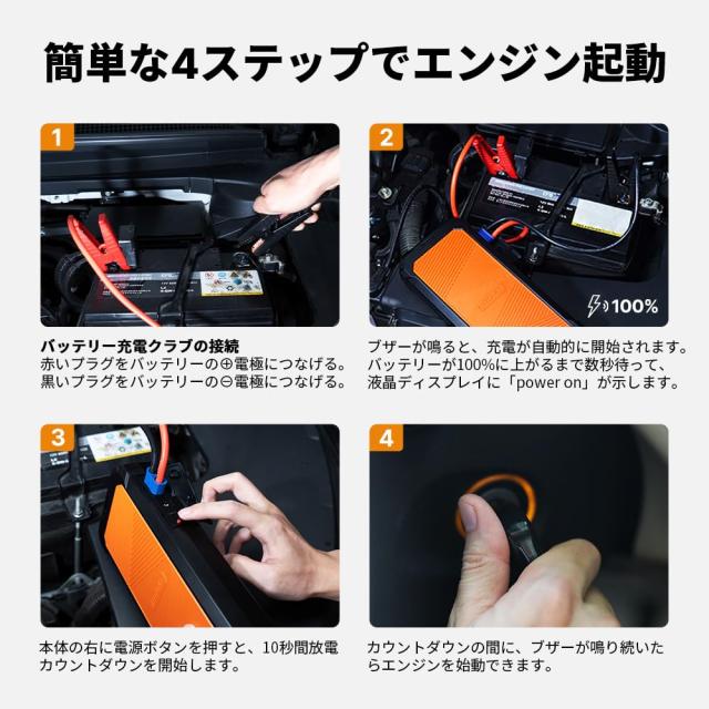 Autowit Super Cap2 ジャンプスターター 12V スーパーコンデンサ搭載