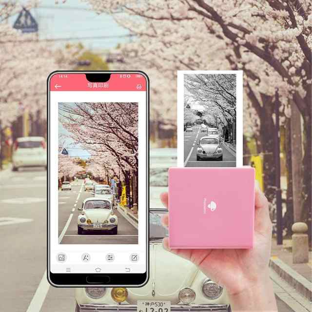 Phomemo M02 モバイル プリンター サーマルプリンター ポケットプリンター スマホ対応 Bluetooth接続 iOS Androidシステム適用 写真印刷 の通販は