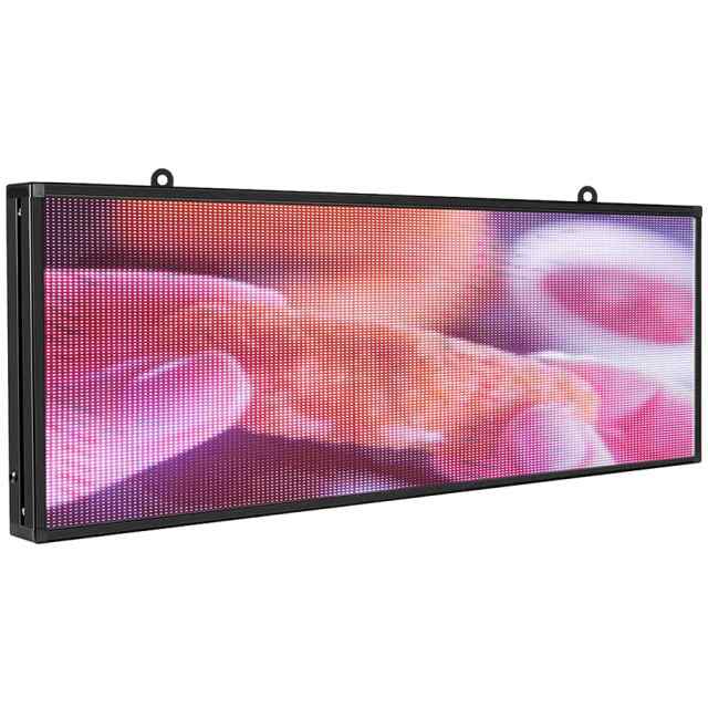 CHR LED電光掲示板 横縦両用 室外防水仕様 LED看板 P5 100X36CM 軽量型