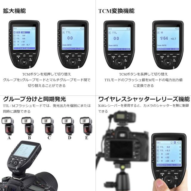 Godox正規代理＆日本語取説書】GODOX Xpro-S ソニー用 送信機