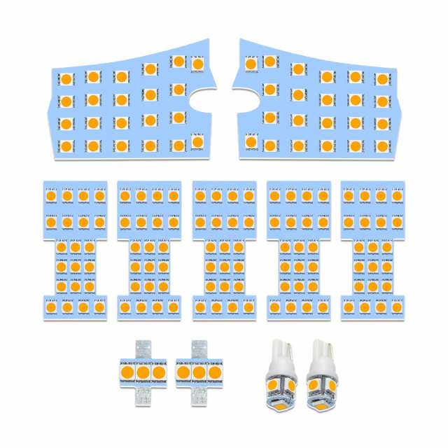 E52 LED ルームランプ ニッサン エルグランド E52 専用設計 電球色 3500K 室内灯 爆光 3チップSMD搭載 カスタムパーツ  NISSAN ELGRAND E5｜au PAY マーケット