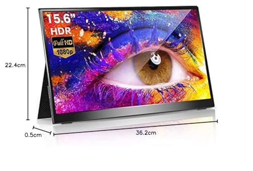 モバイルモニター モバイルディスプレイゲームモニター cocopar15.6インチ スイッチ用モニター 非光沢IPS液晶パネル 薄い 軽量 1920x1080_9