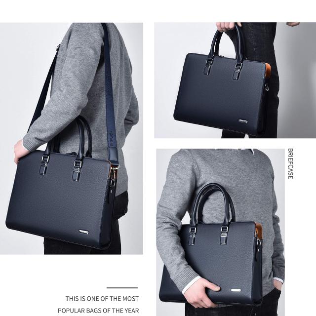 FSDWG ビジネスバッグ  本革 ビジネスバック  2way 大容量 防水