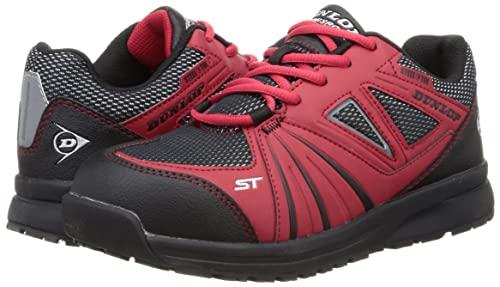 [ダンロップモータースポーツ] 幅広 安全靴 マグナムST305 レッド ダンロップモータースポーツ] 幅広 安全靴 マグナムST305 レッドの通販