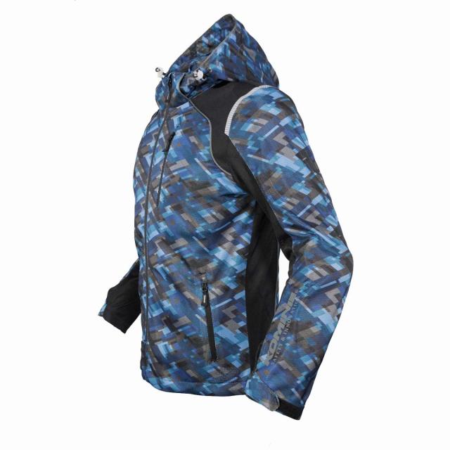 [KOMINE] バイク用 プロテクトフルメッシュパーカ JK-135 1212 春夏向け CE規格レベル2 メッシュ素材 プロテクター 07-135 メンズ Plaid の通販は