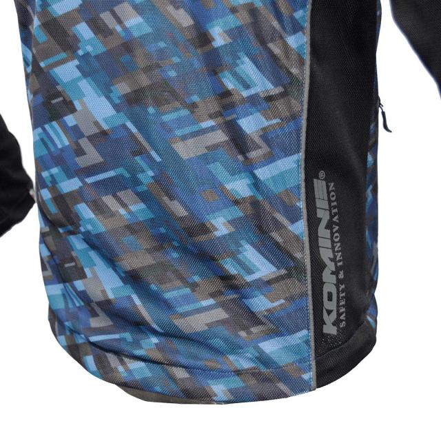 [KOMINE] バイク用 プロテクトフルメッシュパーカ JK-135 1212 春夏向け CE規格レベル2 メッシュ素材 プロテクター 07-135 メンズ Plaid の通販は