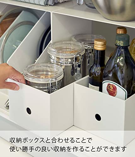 山崎実業(Yamazaki) 収納ボックス上ラック 2個組 ホワイト 約W31b 山崎実業(Yamazaki) 収納ボックス上ラック 2個組 ホワイト 約