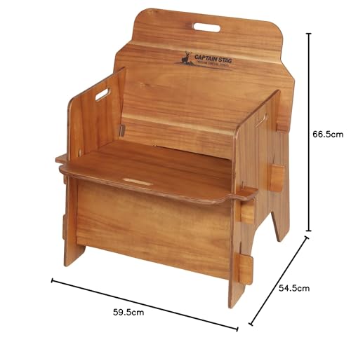 キャプテンスタッグ(CAPTAIN STAG) アウトドアチェア チェア ベンチ ソロベンチ べニア背付きソロベンチ 収納バッグ付き CSクラシックス キャプテンスタッグ(CAPTAIN STAG) アウトドアチェア チェア ベンチ