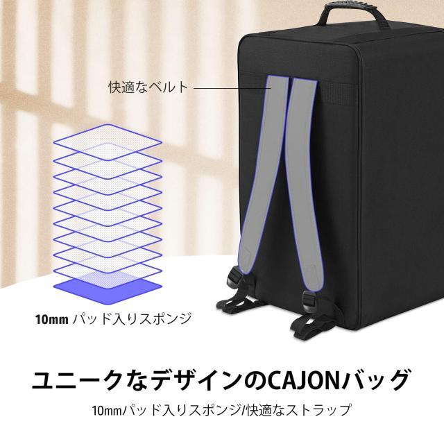 【極美品】 DONNER カホン ケース付き30×30×48 極美品】 DONNER カホン ケース付き30×30×48