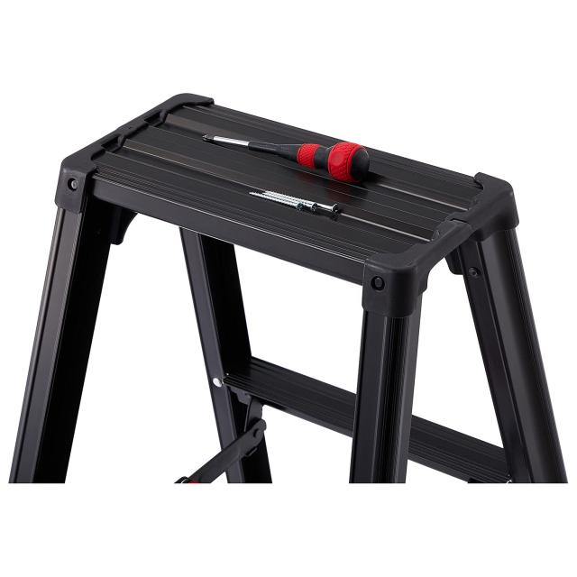 長谷川工業(Hasegawa) 専用脚立 脚軽 BLACK 6段 RZB-18b (1.69m) (17764)【2020年モデル】_1