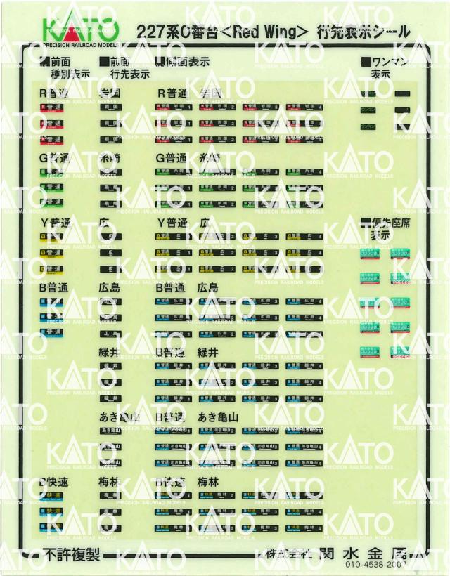 KATO Nゲージ 227系0番台 Red Wing 2両セット 10-1612 鉄道模型 電車