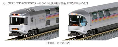 KATO Nゲージ E26系「カシオペア」 6両基本セット 10-1608 鉄道模型 客車 ホワイト