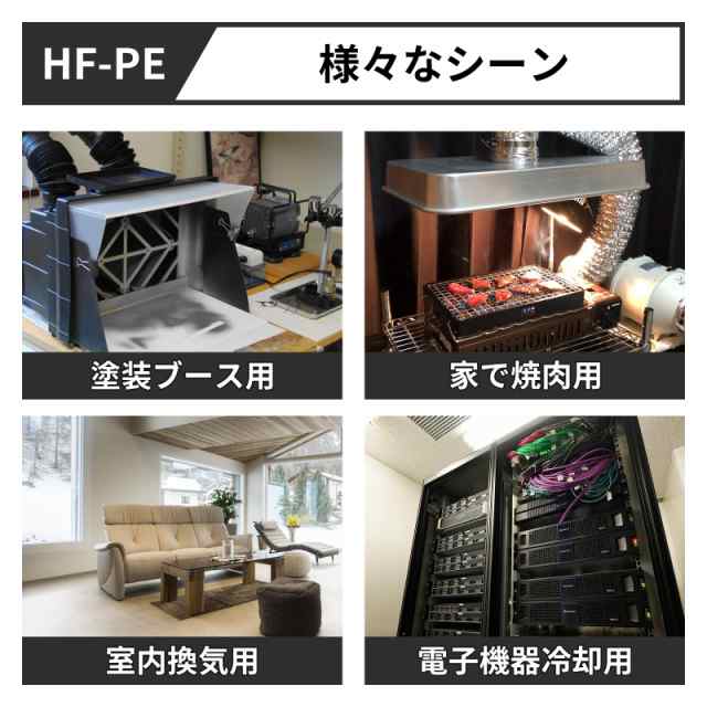 Hon＆Guan ダクトファン 200mm インバータダクトファン 【インボイス制度登録店】 省エネ 塗装ブース用換気扇 110V〜120V 無段階調速スイの通販は