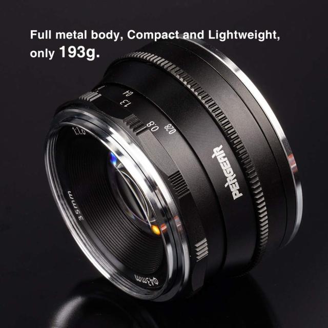 Pergear 35mm F1.6 交換用レンズ ソニーEマウントカメラに対応