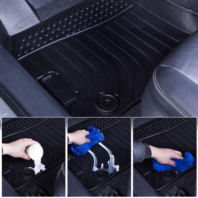 Orealauto 日産 エクストレイル フロアマットt32 防水 3D立体 ゴム TPE素材 T32/NT32/HT32/HNT32型 足元マット カバー耐汚れ 滑り止 運転_3