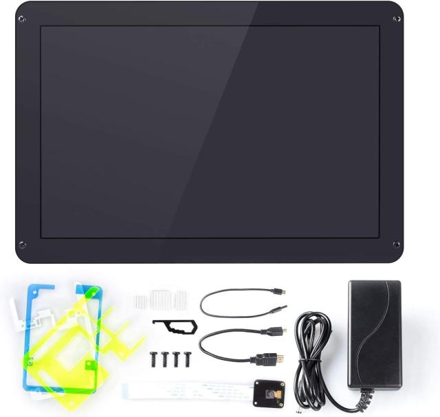 SunFounder Raspberry Pi 4B用のモニター,10.1インチIPS HDMI LCDディスプレイ, 1280x800,ボタン操作,ラズパイケース,カメラホルダー＆ス_7