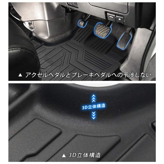 Cartist ニッサン セレナ C27型 フロアマット 立体 カーマット SERENA C27 2016-2022年 3Dフロアマット 防水マット 耐摩擦 耐汚れ TPE素の通販は