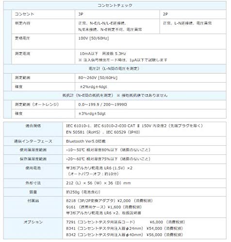 共立電気計器 コンセントテスタ KEW4505BT