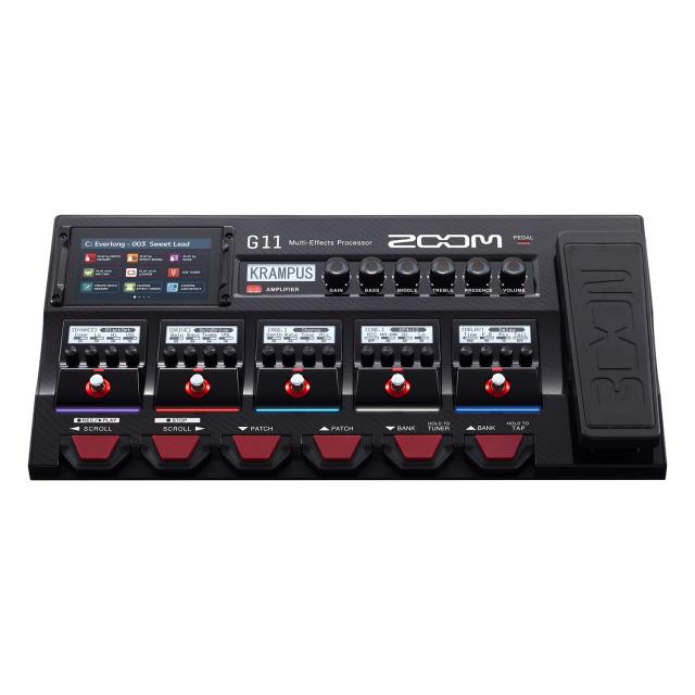 ZOOM ズーム ギター用エフェクター/IRローダー機能搭載 タッチパネル対応 フラッグシップモデル【メーカー3年延長保証付】 G11_7