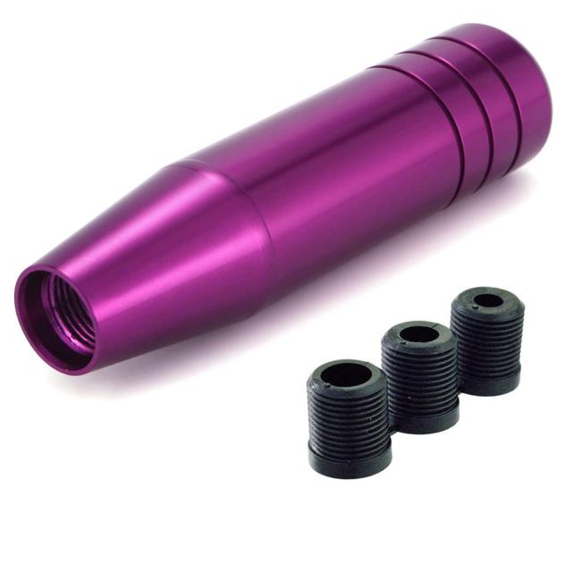 Lunsom 130mm シフトノブ アルミシフトレバー メタルギアシフトノブ  