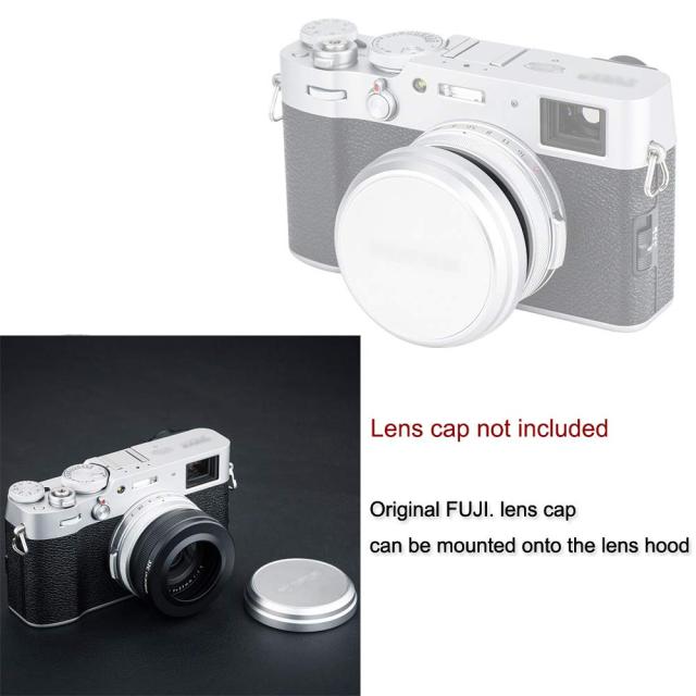 【メタル製レンズフード付き】FUJIFILM X100V【取説+元箱+保証付】 改良バージョン】JJC メタル レンズフード ねじ込む式 富士フィルム