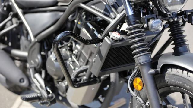 キジマ (kijima) バイク エンジンガード レブル REBEL250(’17-’20) CL250/500 スチール製ブラック仕上げ 405-238_4