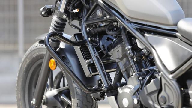 キジマ (kijima) バイク エンジンガード レブル REBEL250(’17-’20) CL250/500 スチール製ブラック仕上げ 405-238_5