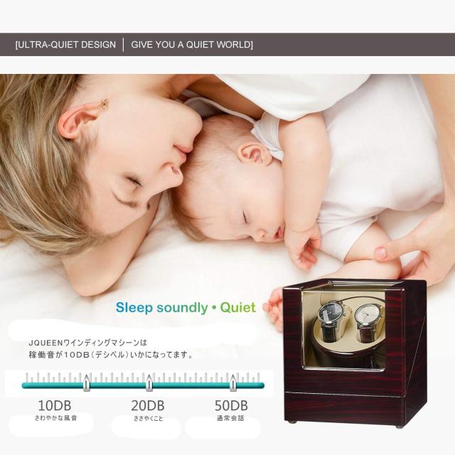 JQUEEN ワインディングマシーン ウォッチワインダー マブチモーター