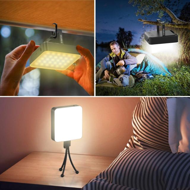 Superway LEDランタン 充電式 昼白色 昼光色 電球色 赤色点灯 SOS 光色