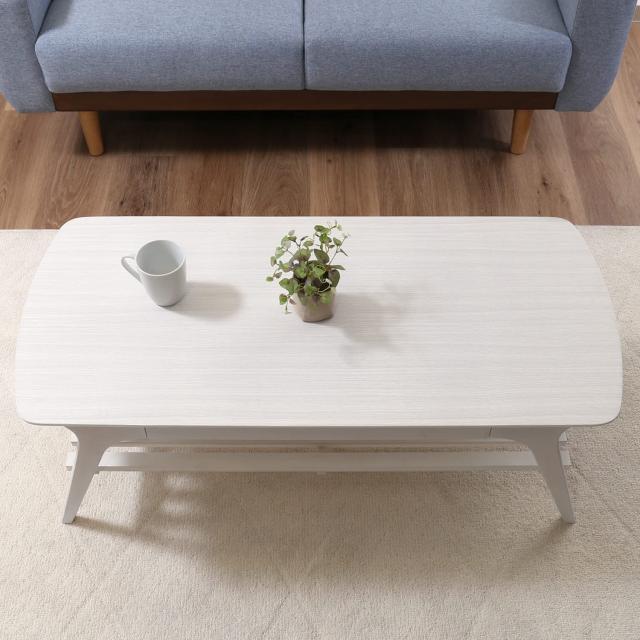 不二貿易 ローテーブル センターテーブル 幅110×奥行50×高さ40cm