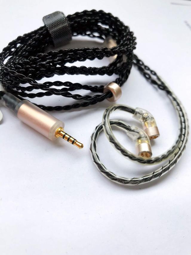 SIMGOT IEMsアップグレードイヤホンケーブル、交換用ケーブル、 着脱式