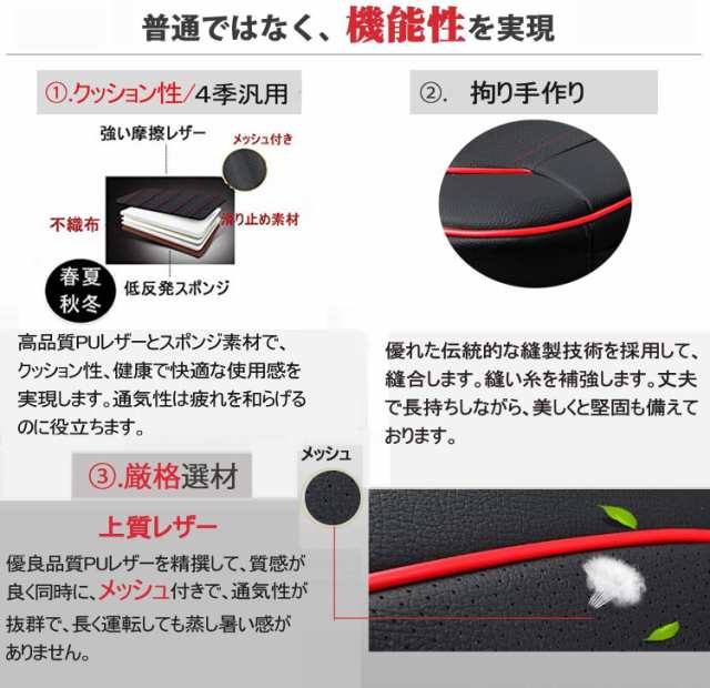 [inotenka] 車用 シートカバー 座布団 クッション マット 通気 滑り止め 汎用 (約55cm*55cm ブラック) (全黒, 約55cm*55cm)の通販は
