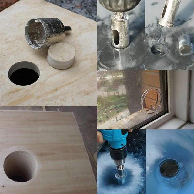 ダイヤモンドホールソー コアビット 超硬 切削 陶器 大理石 ガラス タイル など 穴あけ 150 mmの通販は