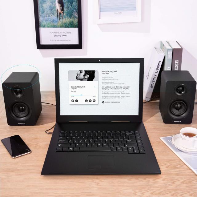 Sanyun SW208 3 ”アクティブBluetooth5.0ブックシェルフ Sanyun SW208 3 ”アクティブBluetooth5.0ブックシェルフ