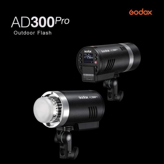 【Godox正規代理】Godox AD300Pro フラッシュストロボ TTL 2.4G スタジオ向け 300W 1/8000 HSS 2色モデリング5600±100K 0.01-1.8Sリサイ