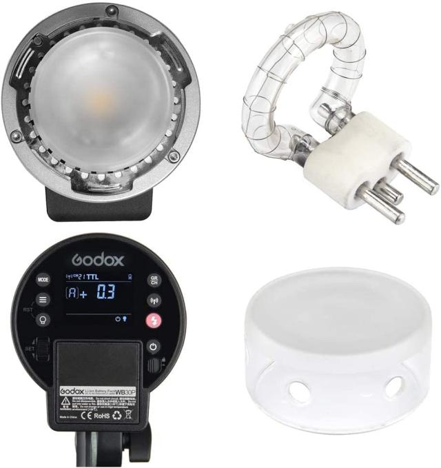 【Godox正規代理】Godox AD300Pro フラッシュストロボ TTL 2.4G スタジオ向け 300W 1/8000 HSS 2色モデリング5600±100K 0.01-1.8Sリサイ